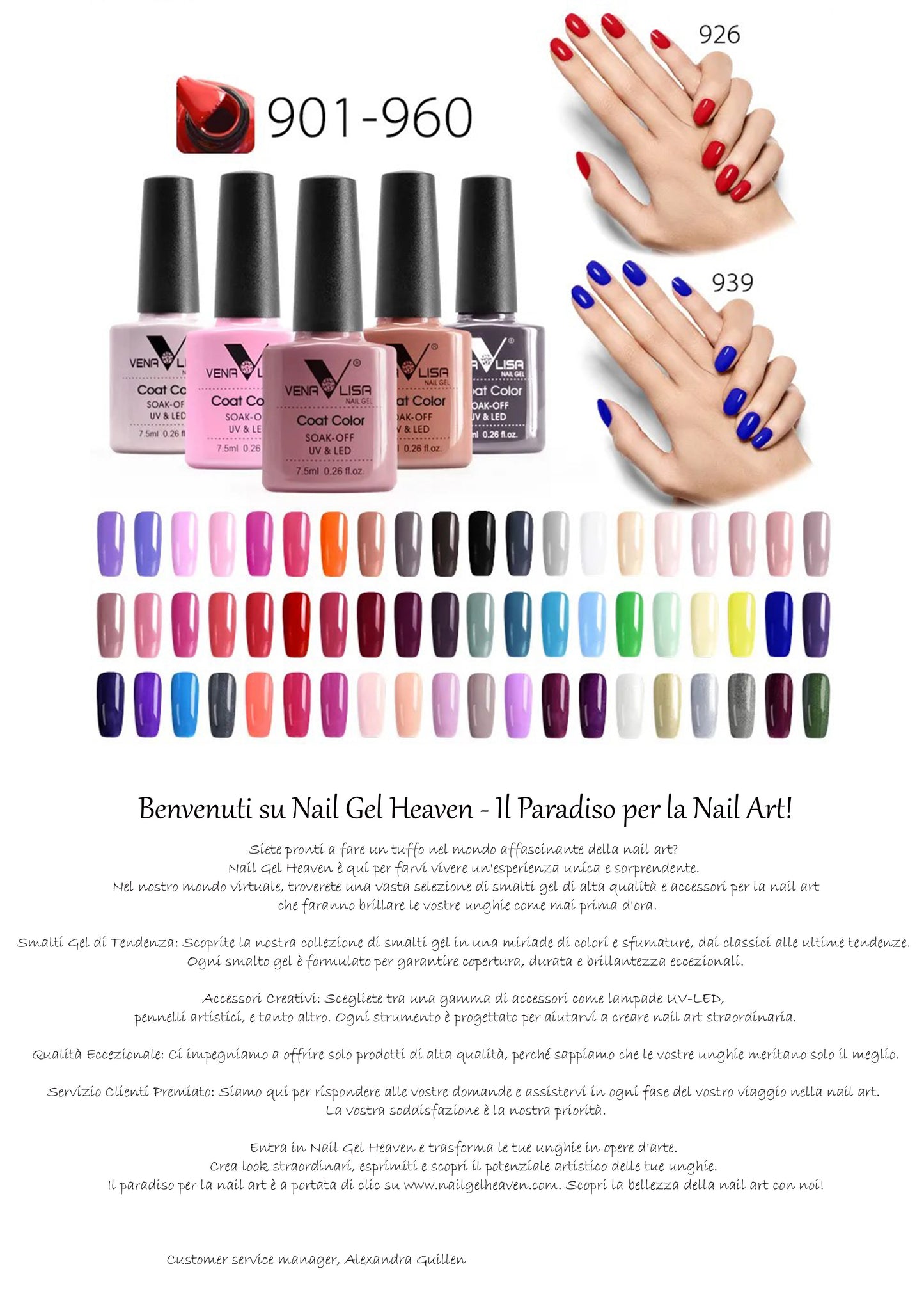 Digital File - Gel Nail Polish Color Chart: 60 Colors for Every Style and Occasion