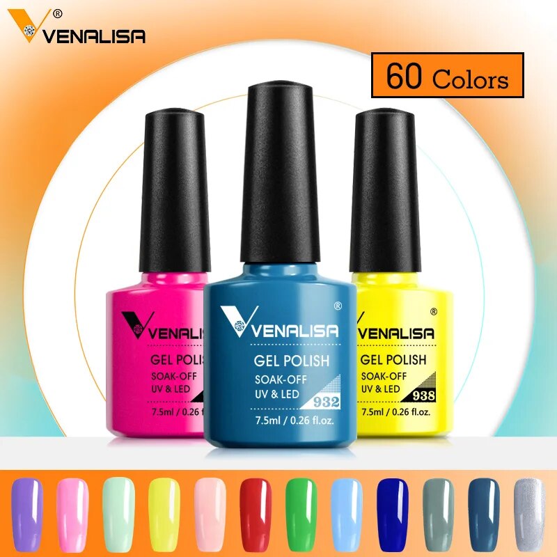 UV LED Gel Colors 7.5ml Super Shinning Nail Gel