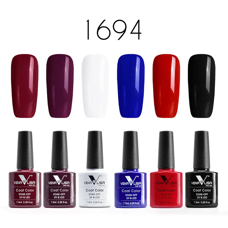 Assorted Color Gel Nail Polish Set: Take Your Creativity to New Heights!