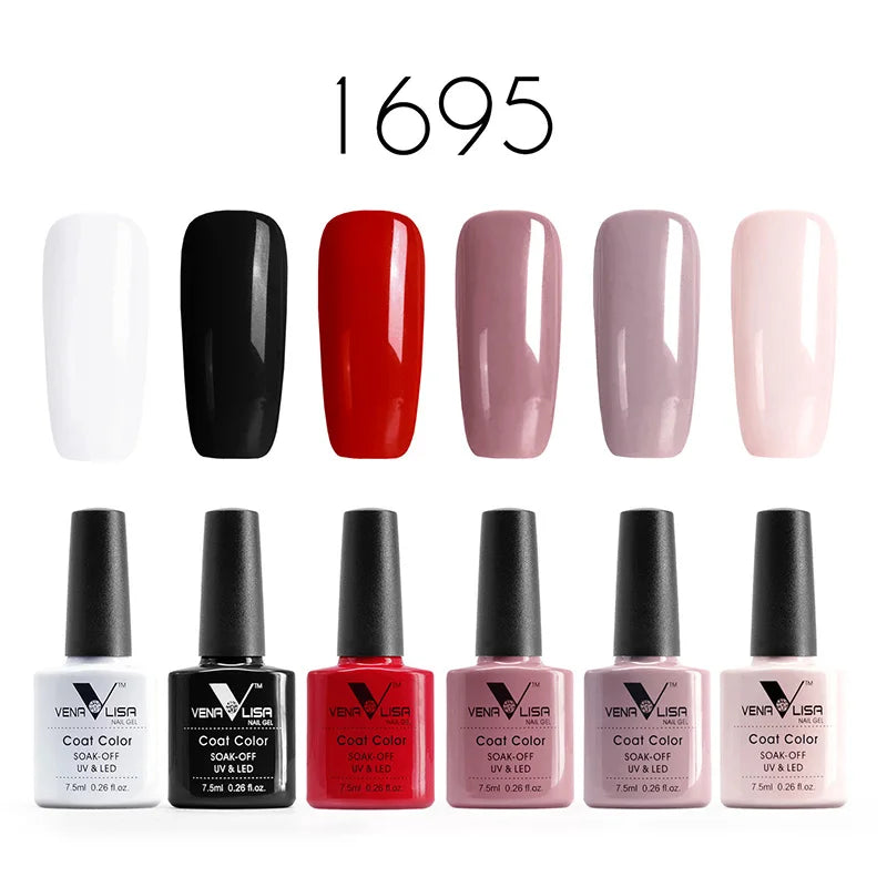 Assorted Color Gel Nail Polish Set: Take Your Creativity to New Heights!