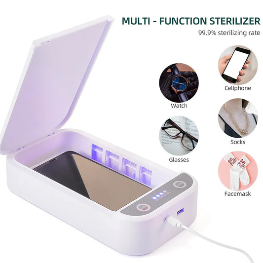 Sterilizzatore per Strumenti di Manicure con Luce UV - 3W, Sterilizzazione UV Automatica.