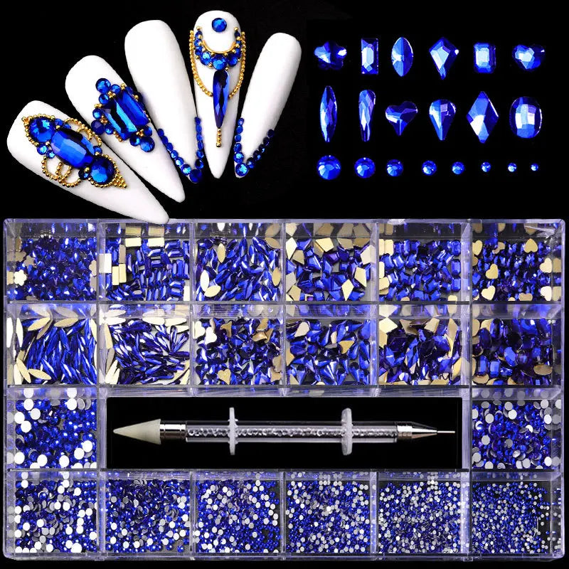 High-Quality Crystal Nail Decorations - Wide Variety of Styles