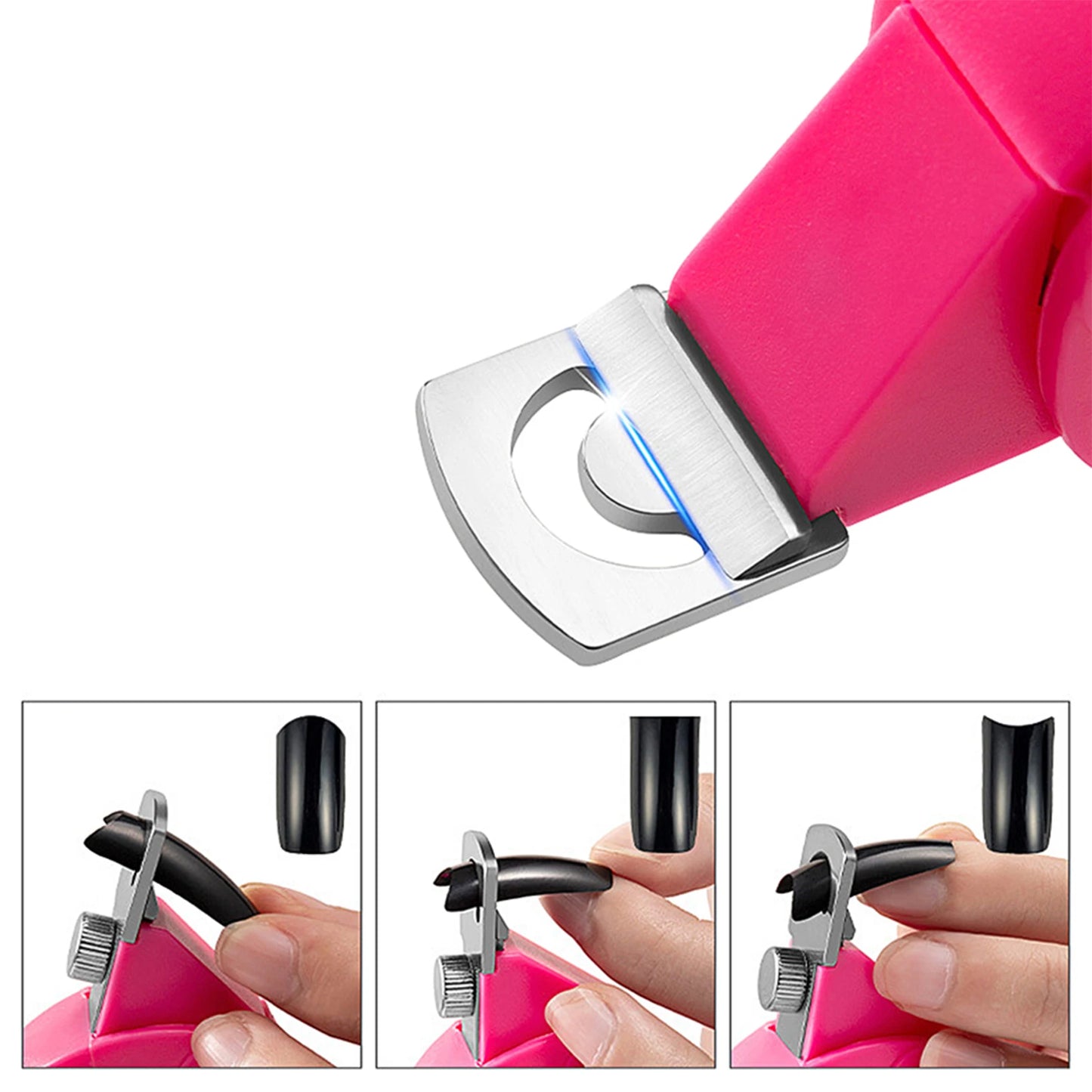 6-Position Adjustable Fake Nail Clipper