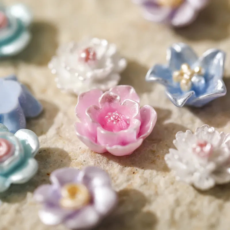 Enchanted Garden: Acrylic Resin Flower Nail Art