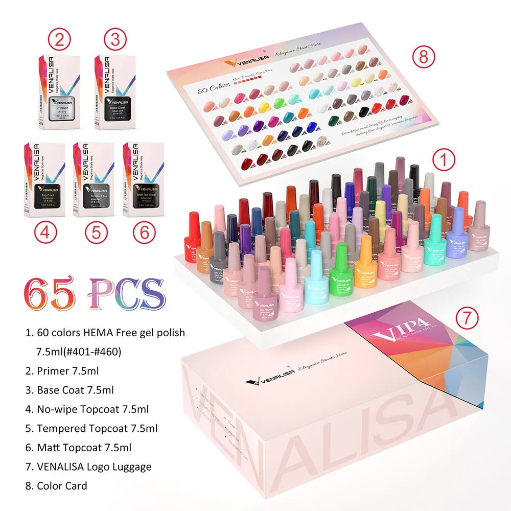 Collezione di Smalti Gel: Il Tuo Set Completo per un'Infinità di Look Creativi 7.5ml -oggi spedizione GRATIS in 6 giorni-