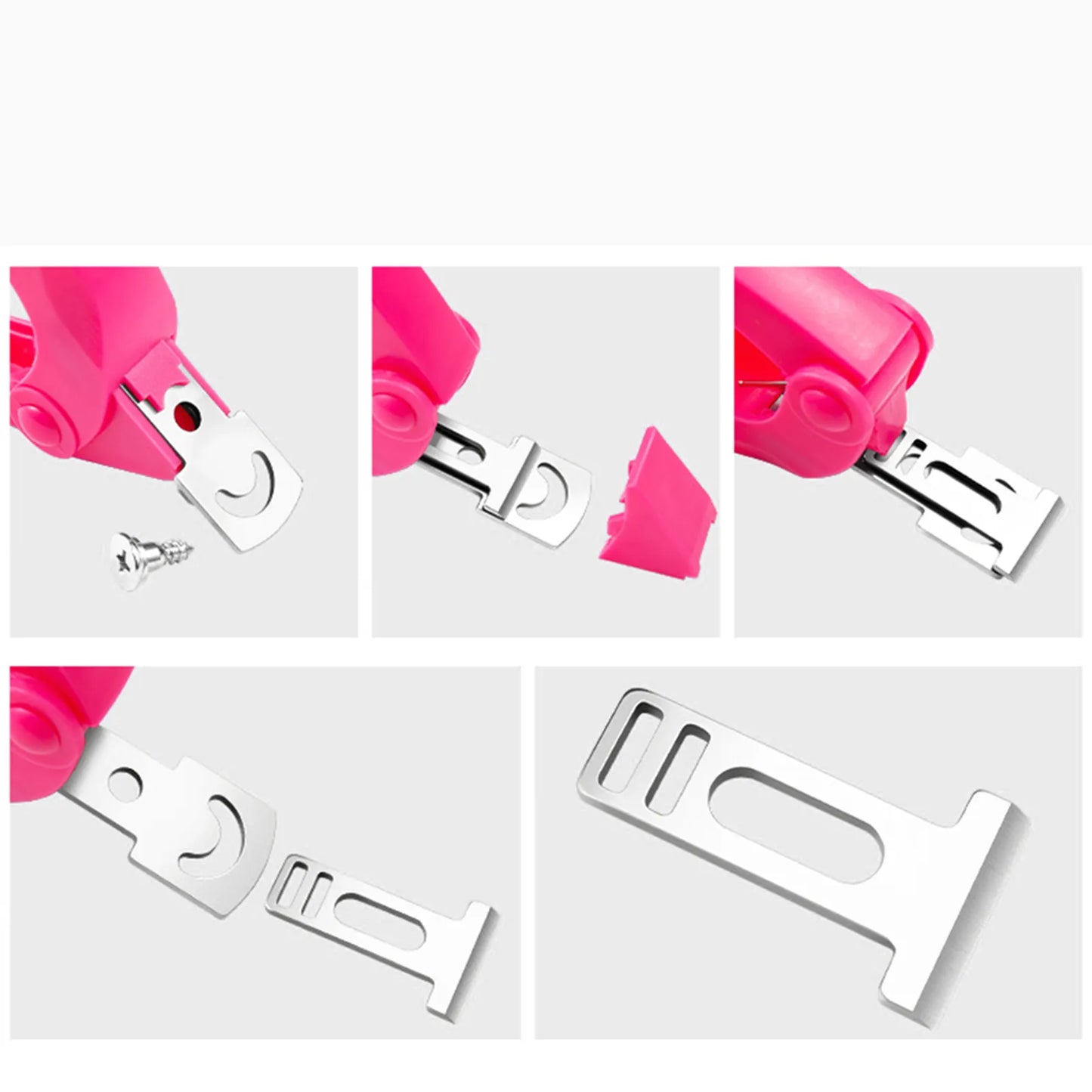 6-Position Adjustable Fake Nail Clipper