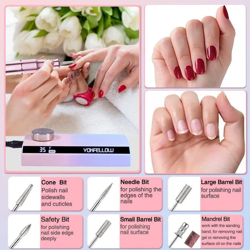 Fresa Nail Master Power+: La Rivoluzione Multifunzione per Nail Art senza Limiti -oggi spedizione GRATIS-